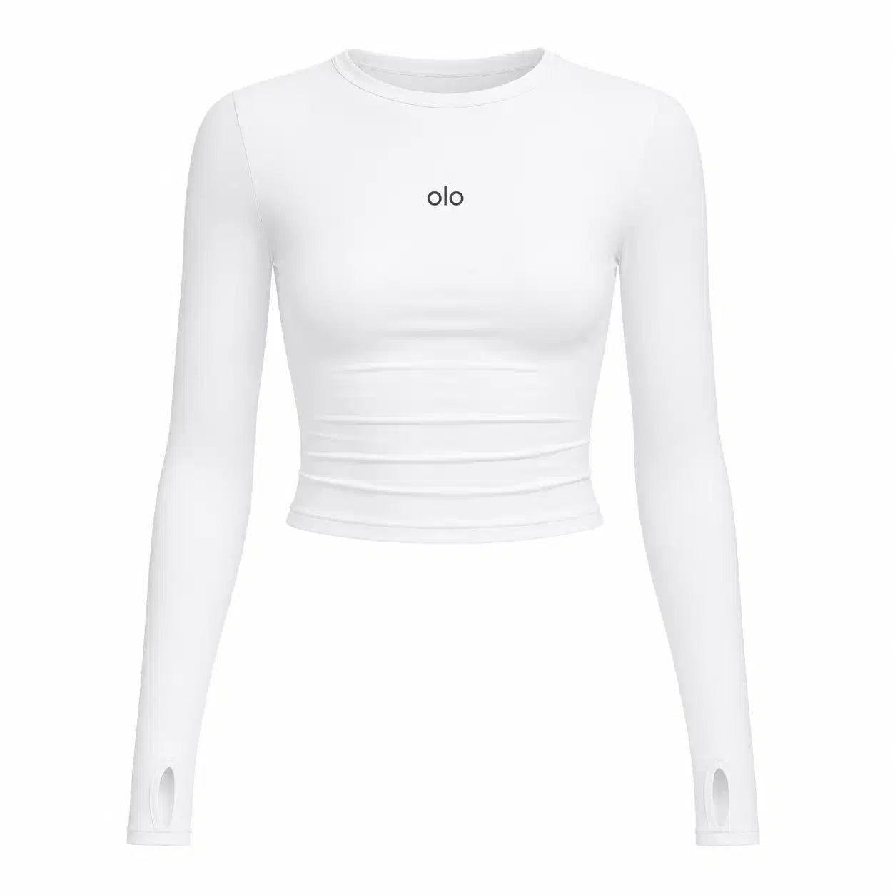 Smooth Long-Sleeve Crop Top
