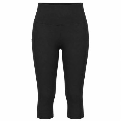High-Waist Pocket Capri Leggings