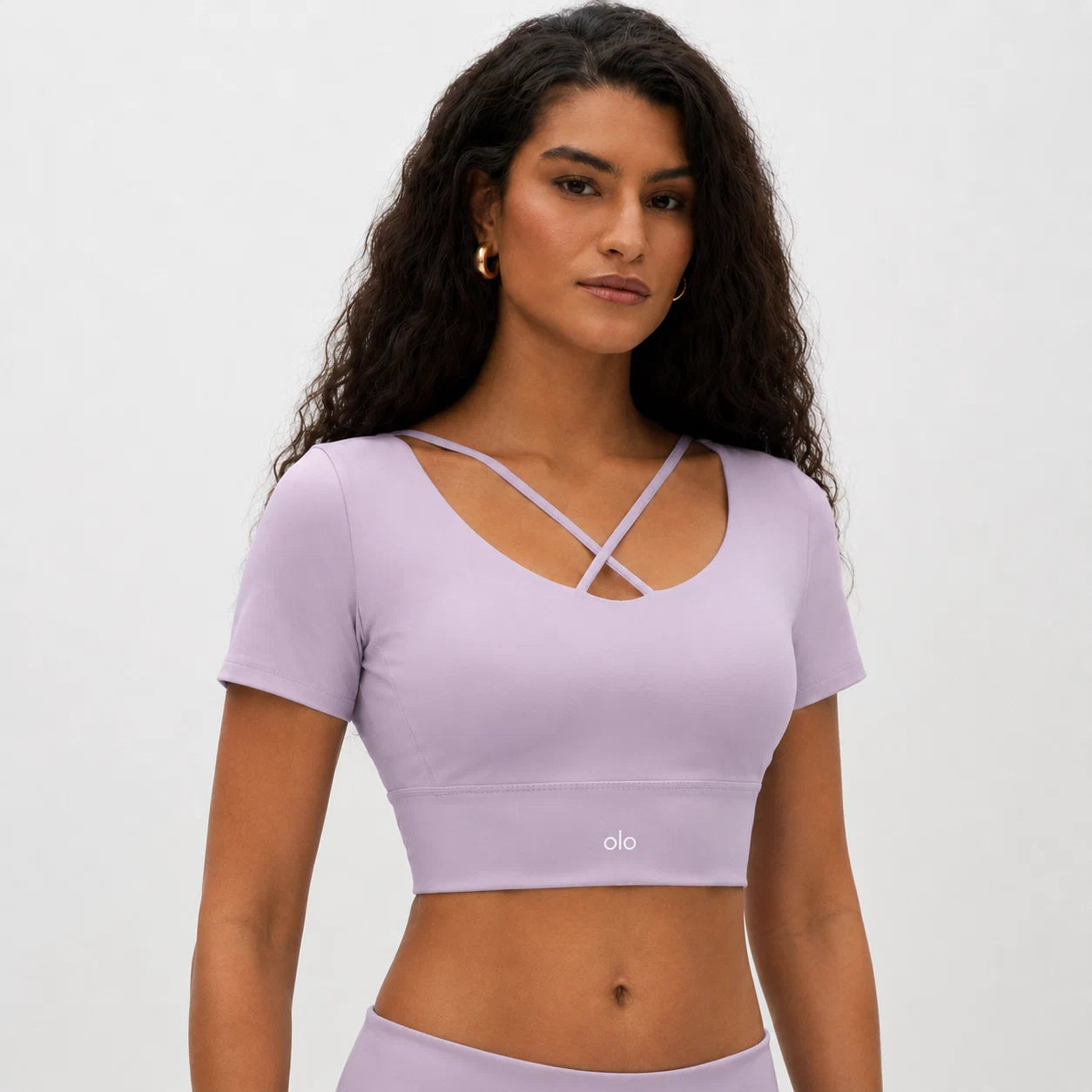 Crisscross Back Crop Top