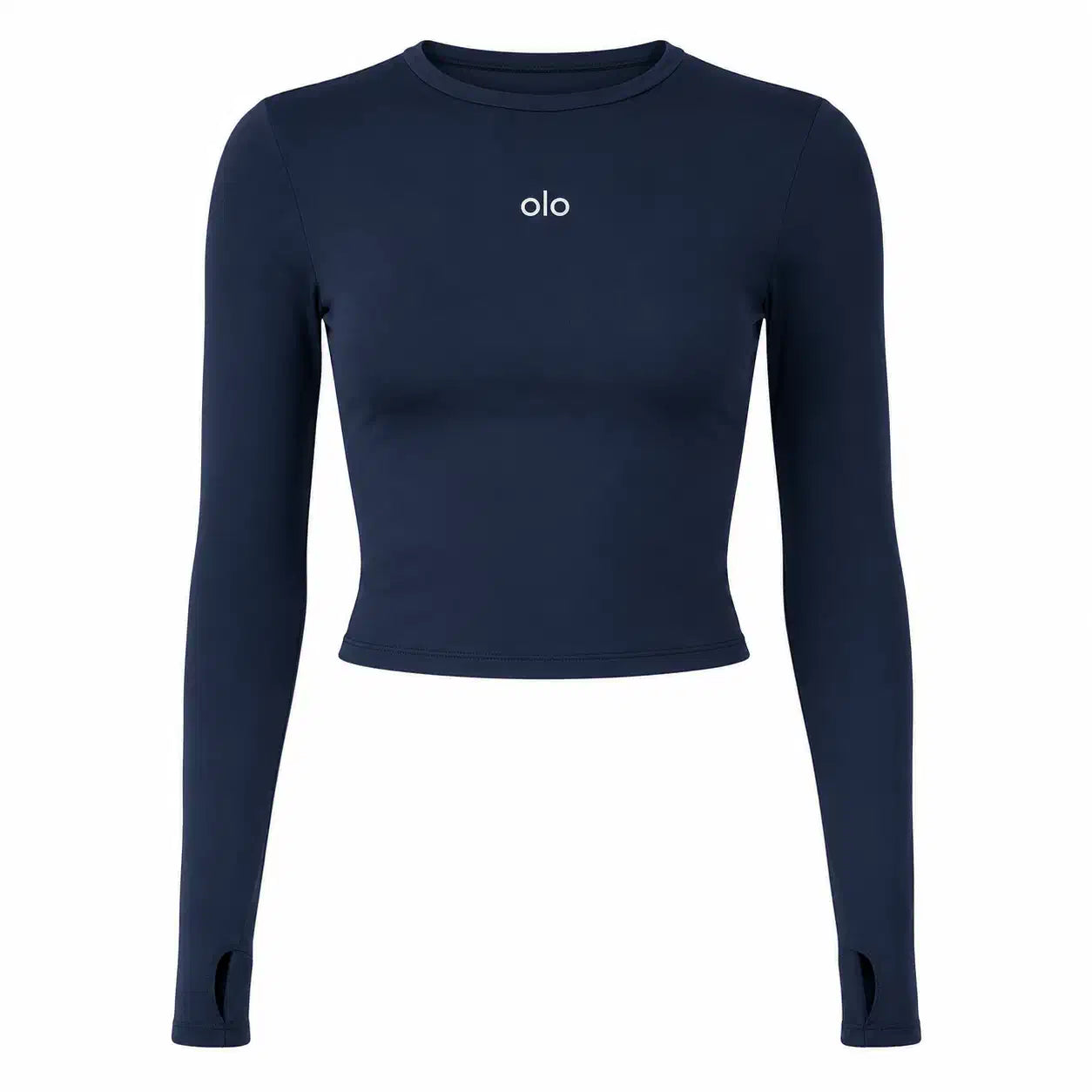 Smooth Long-Sleeve Crop Top