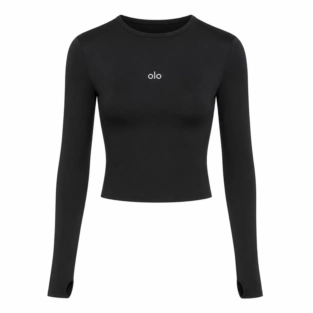 Smooth Long-Sleeve Crop Top