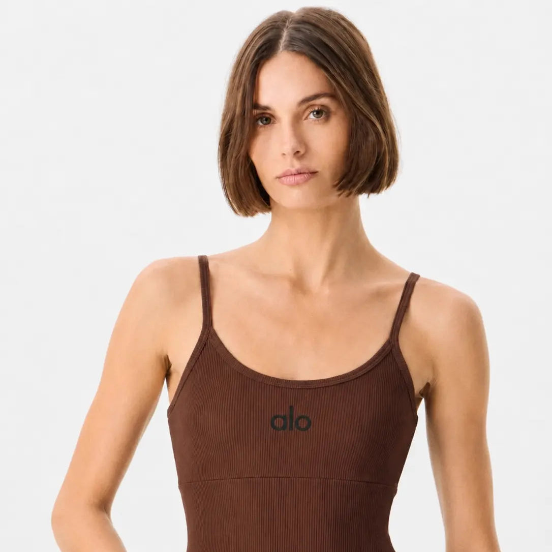 Ribbed Cami Sports Bra