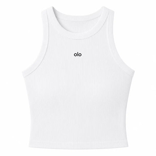 Ribbed Cropped Tank Top