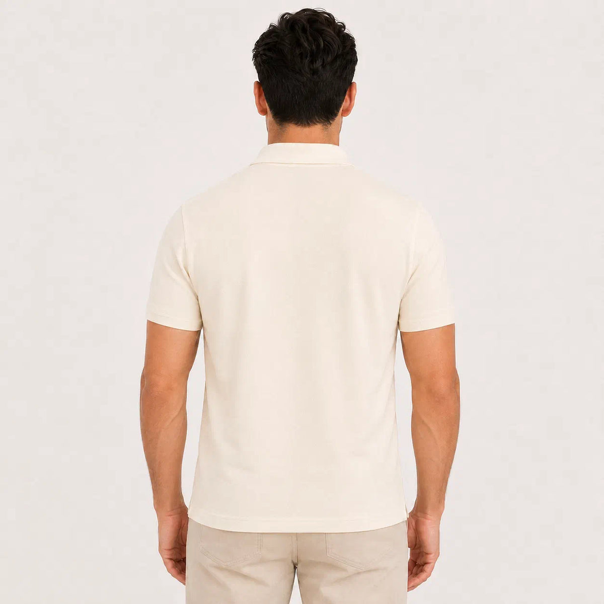 Chest Band Polo Shirt