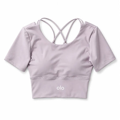 Crisscross Back Crop Top