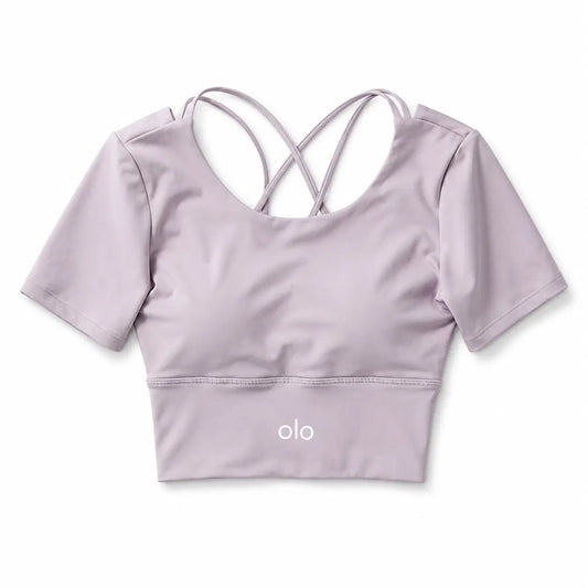 Crisscross Back Crop Top