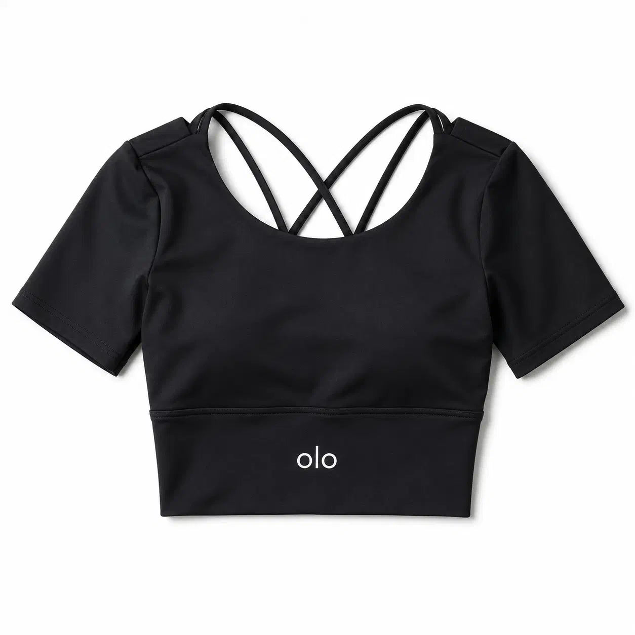 Crisscross Back Crop Top