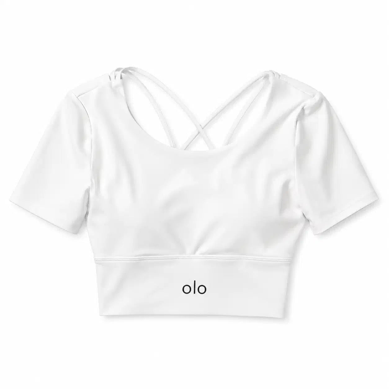 Crisscross Back Crop Top