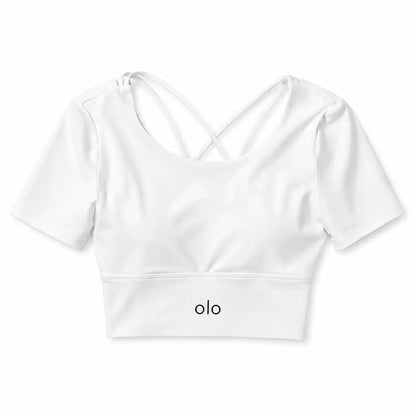 Crisscross Back Crop Top