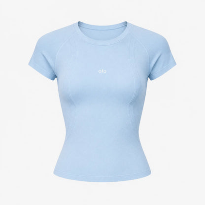 Sculpt-Seam Cropped Training Top