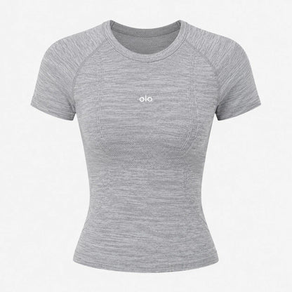 Sculpt-Seam Cropped Training Top