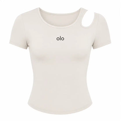 Shoulder-Cutout Active Tee