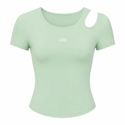 Shoulder-Cutout Active Tee